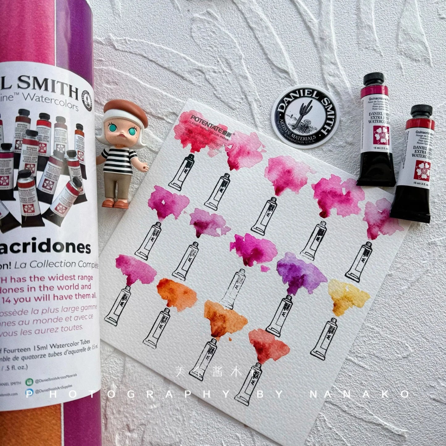 Daniel Smith Artist Watercolor Set Quinacridone Pigment