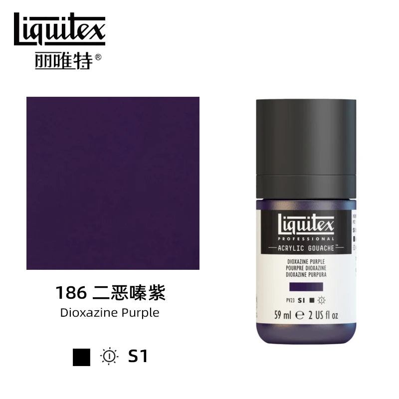 High Pigment Acrylic Gouache Paint Single Bottle Artist