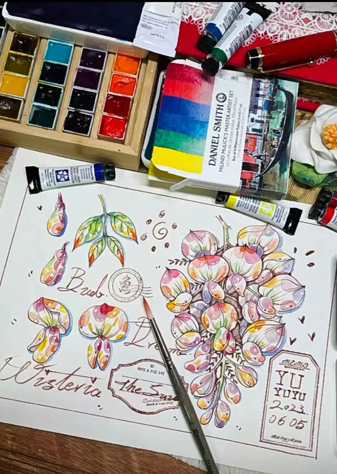 Alvaro Haines Watercolor Pigment Set Professional Supplies