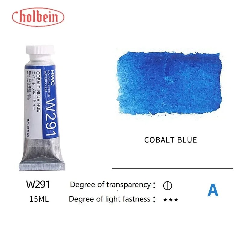 Holbein Transparent Watercolor Paint Artists Tubes Japan