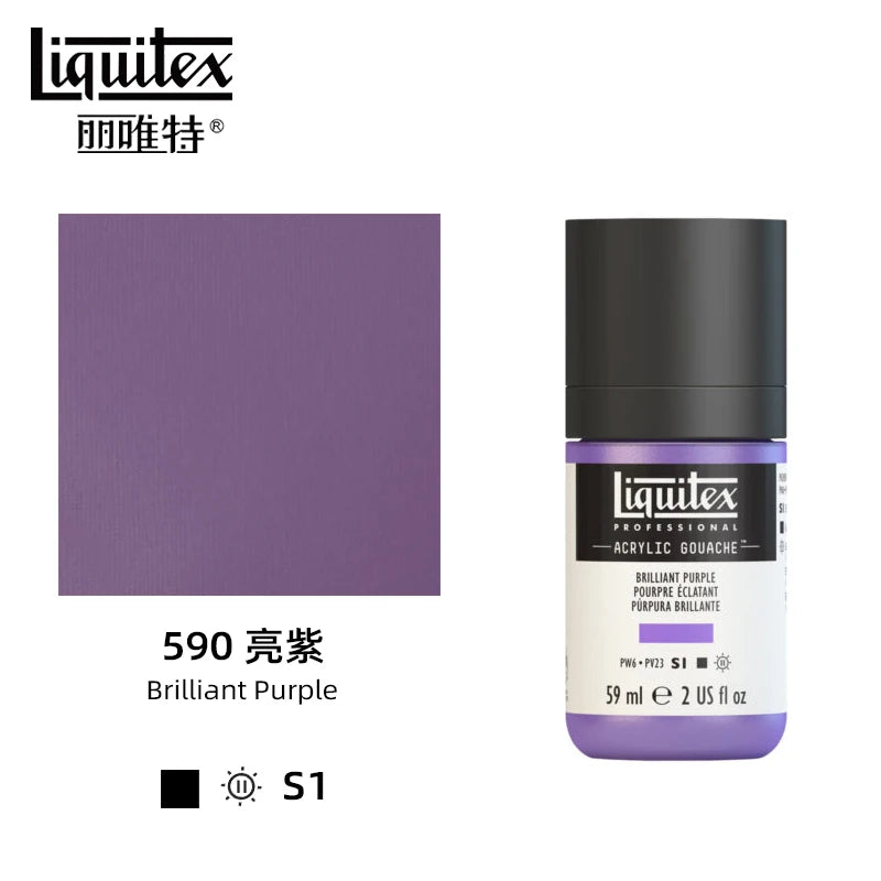 High Pigment Acrylic Gouache Paint Single Bottle Artist