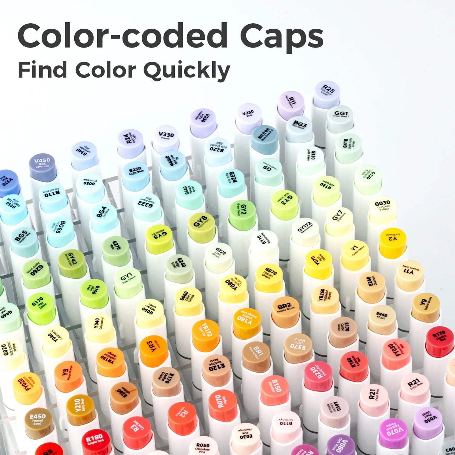 Ohuhu Honolulu Alcohol Dual Tip Marker Set For Artists