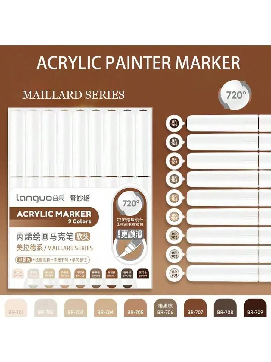 Acrylic Paint Marker Pens Set For DIY Art And Graffiti