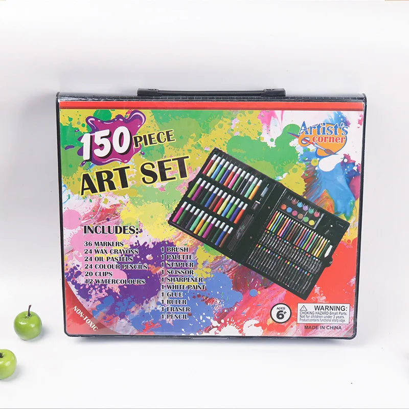 Kids Art Brush And Painting Supplies Gift Set For Play