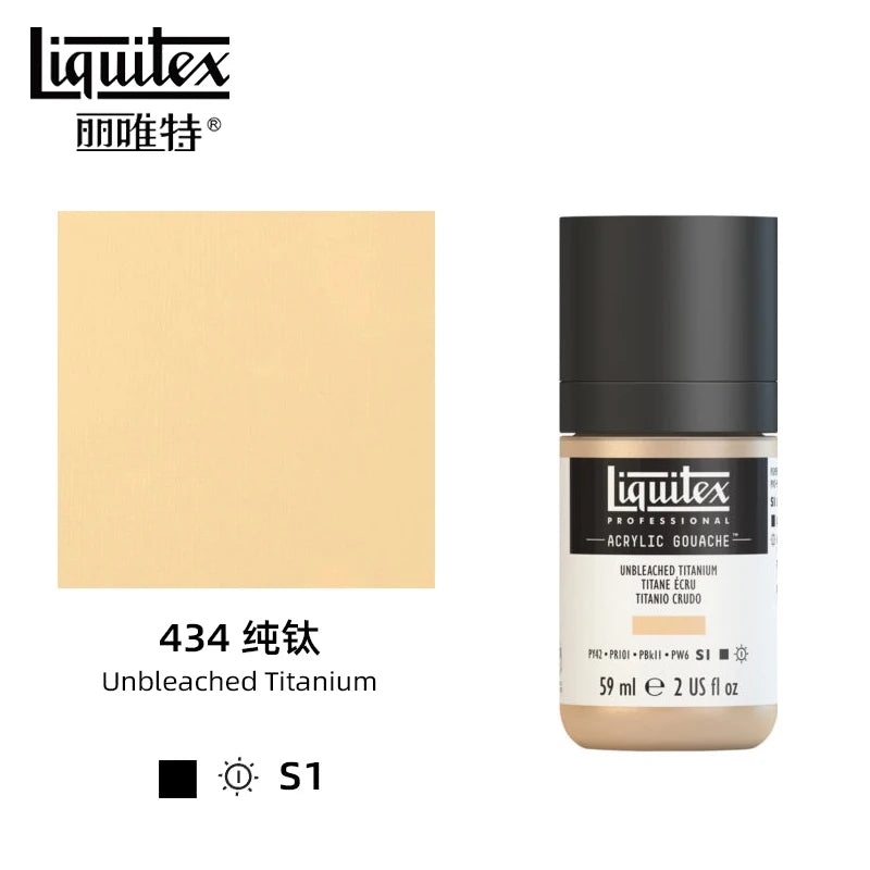 High Pigment Acrylic Gouache Paint Single Bottle Artist