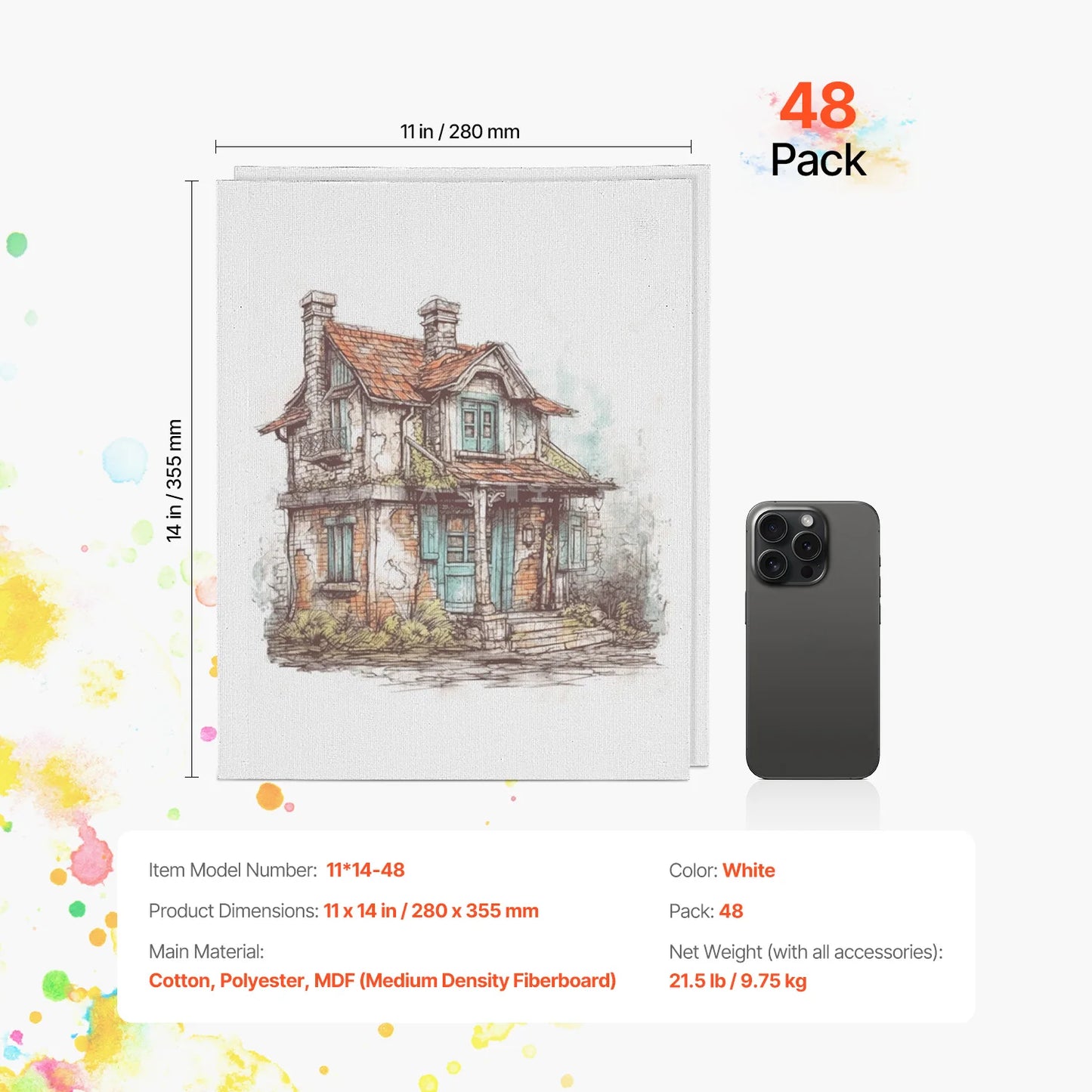 Beginner Canvas Boards For Acrylic Oil Watercolor Painting