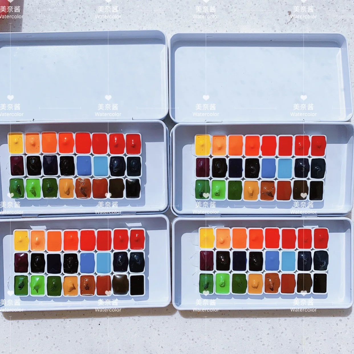 M Graham American Watercolor Paint Set For Artists Pro
