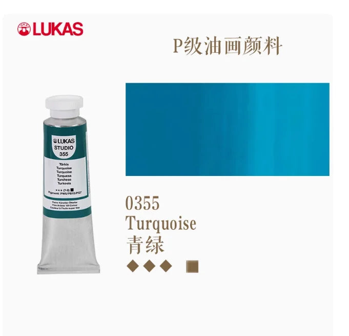 Lukas Professional Oil Painting Pigments Studio Quality