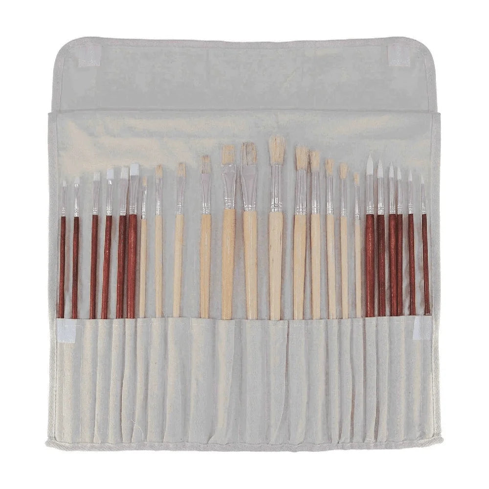 Professional Oil Acrylic Brush Set Nylon And Hog Bristles