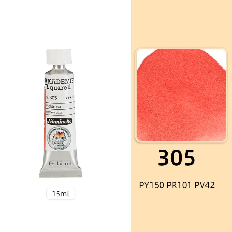 Schmincke KADEMIE Academy Grade Watercolor Paint 15ml Tubes