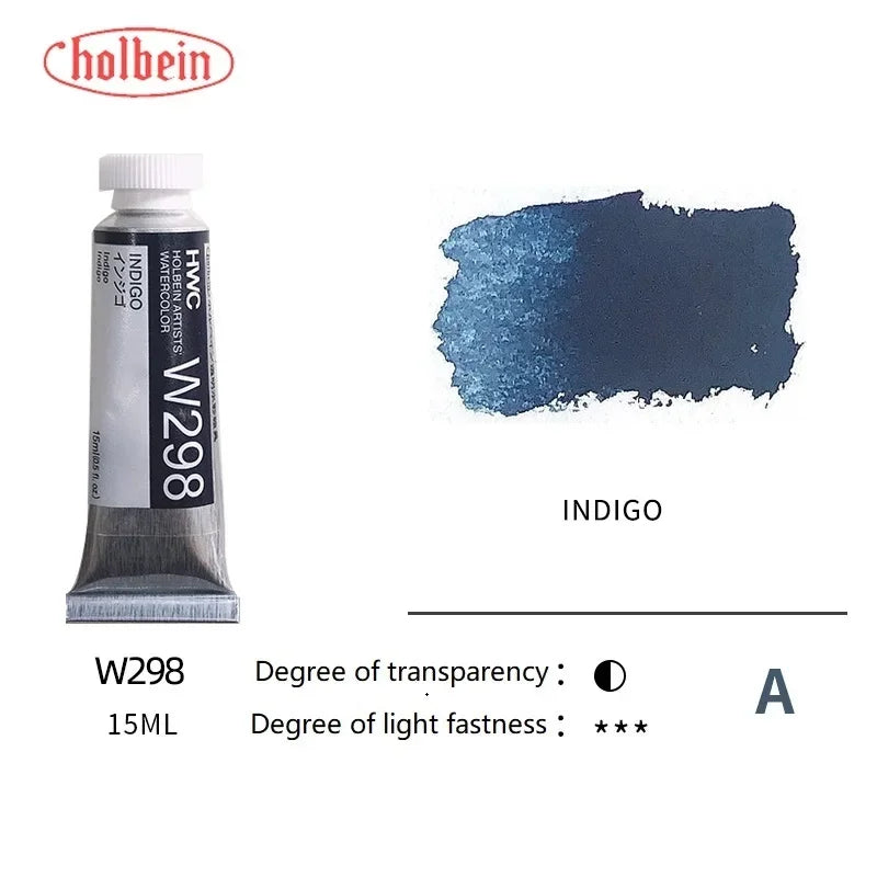 Holbein Transparent Watercolor Paint Artists Tubes Japan
