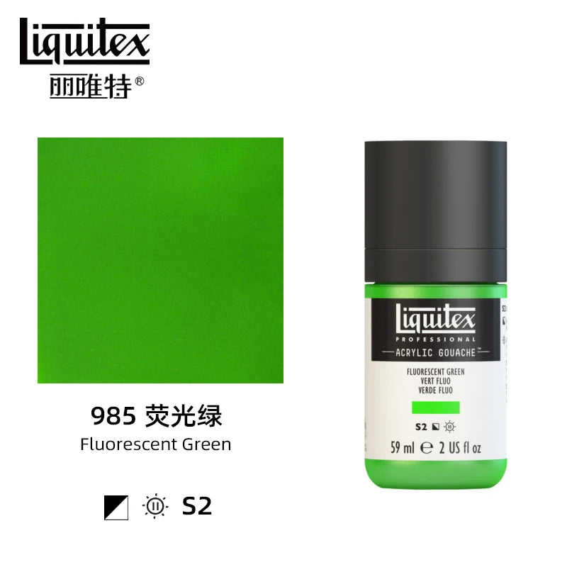High Pigment Acrylic Gouache Paint Single Bottle Artist