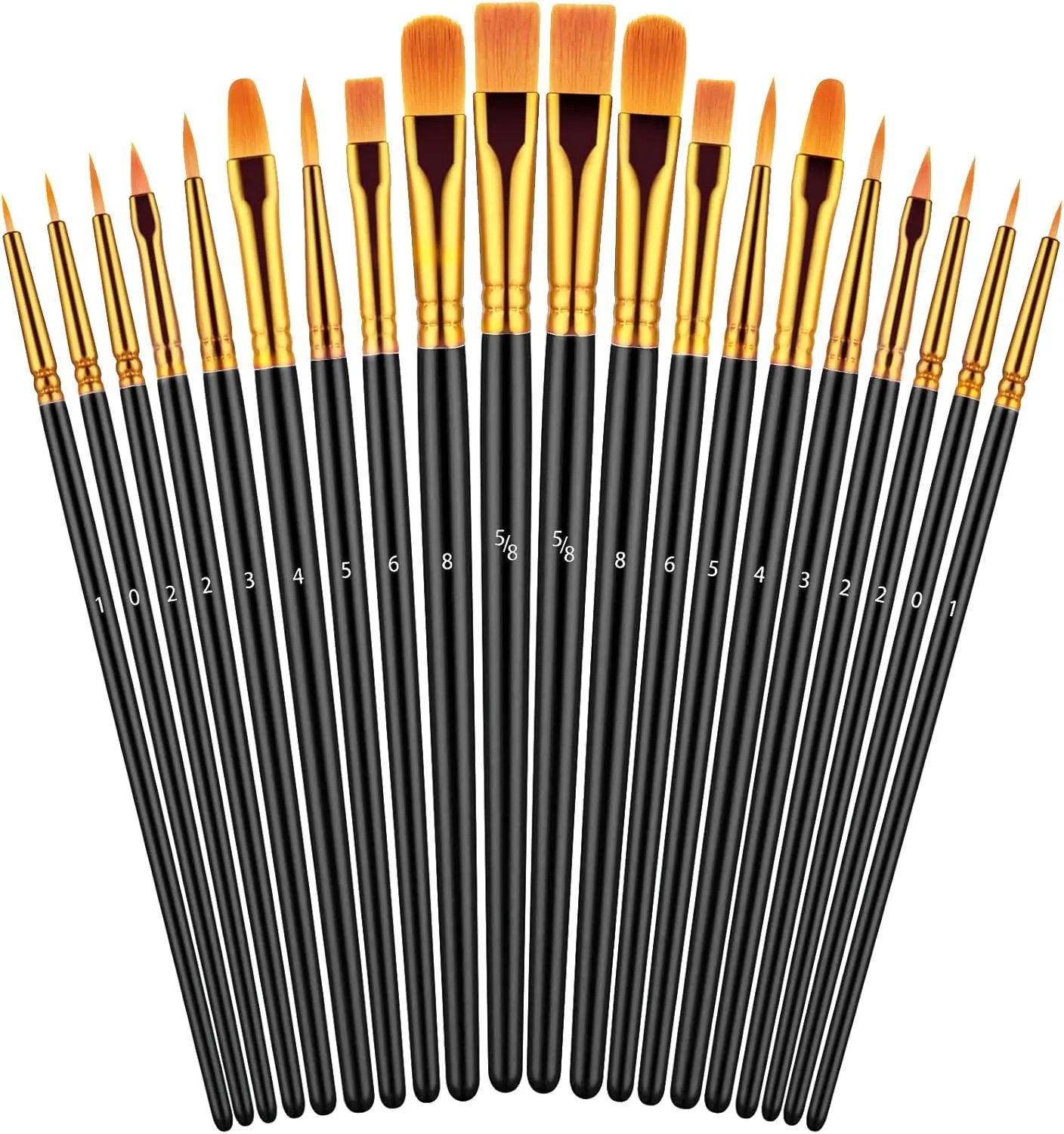 Professional Artist Paint Brush Set Oil Watercolor Acrylic