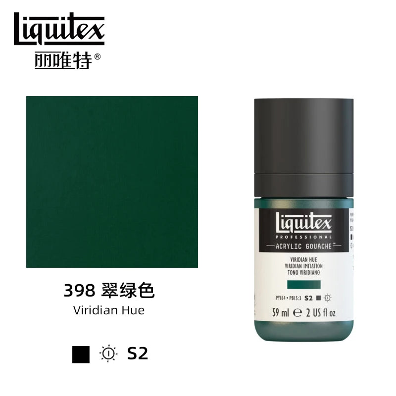 High Pigment Acrylic Gouache Paint Single Bottle Artist