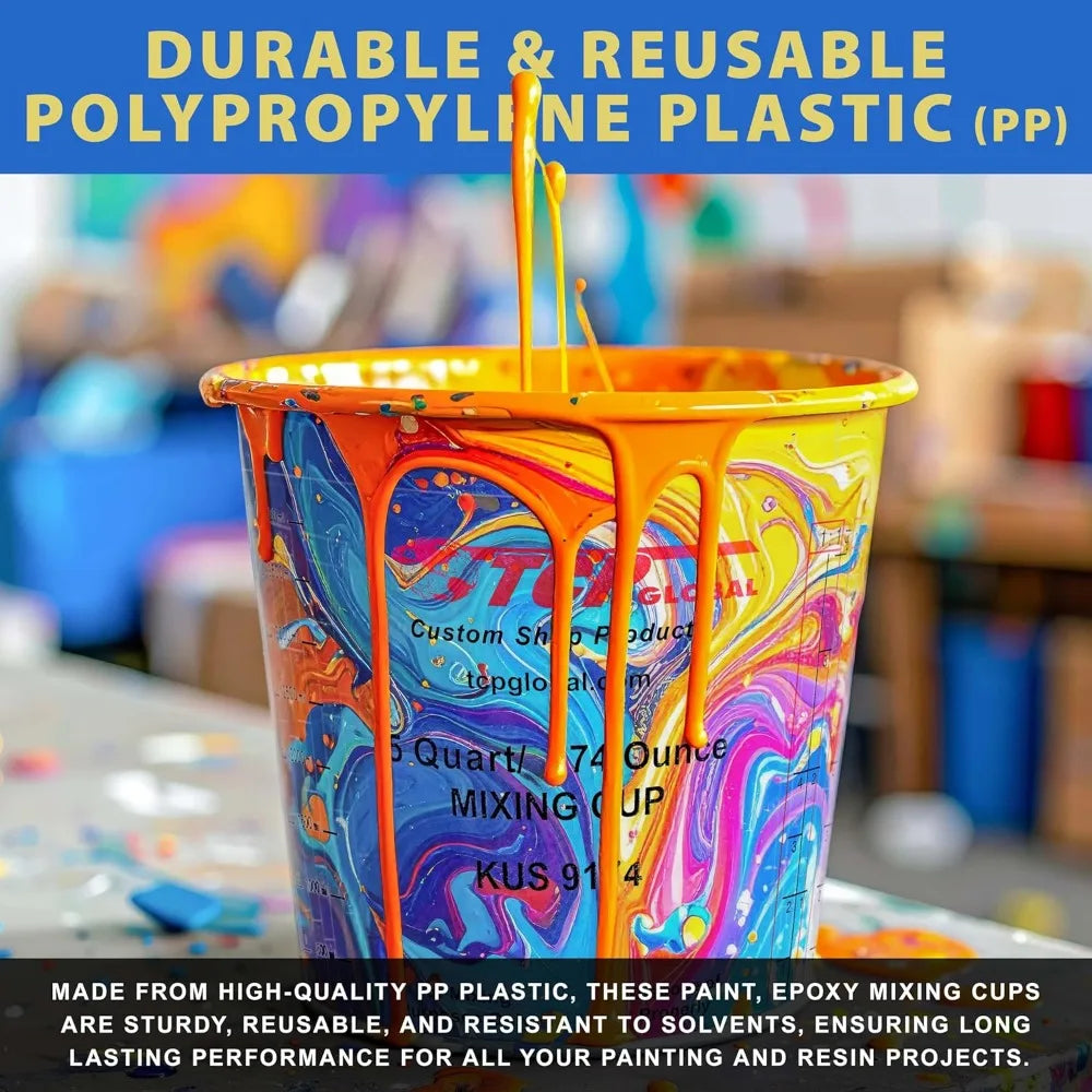 Hign-concerned Paint Mixing Cups For Automotive Epoxy