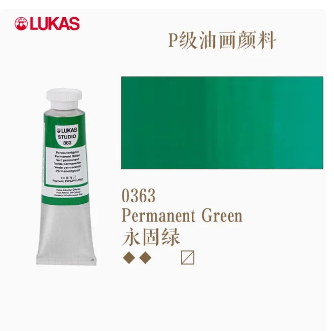 Lukas Professional Oil Painting Pigments Studio Quality