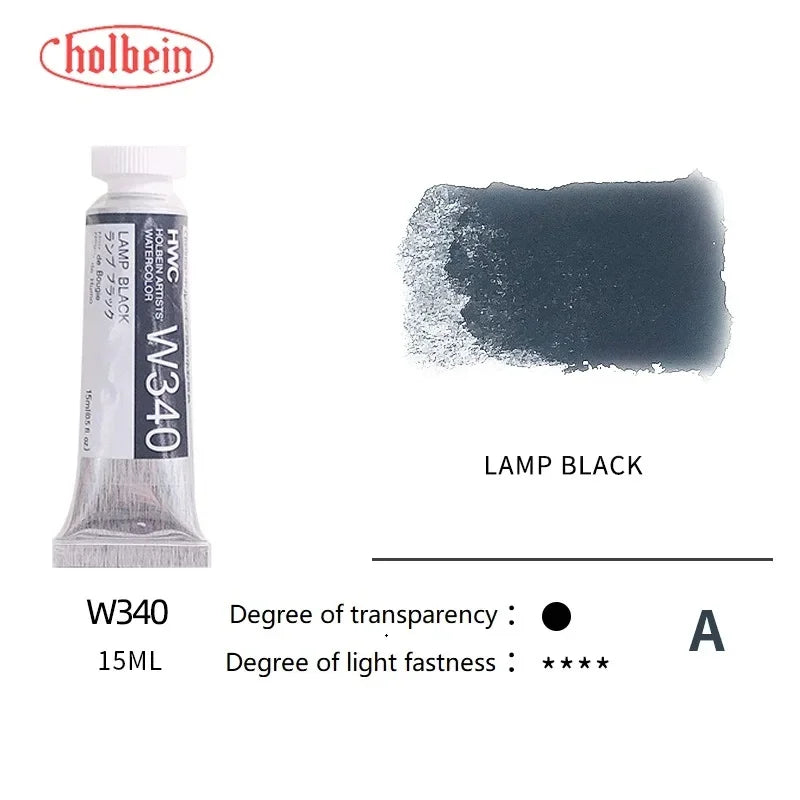 Holbein Transparent Watercolor Paint Artists Tubes Japan