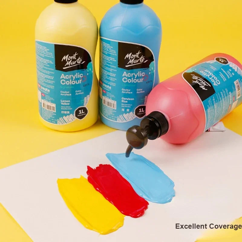 Mont Marte Acrylic Paint For Students Artists Fast Drying