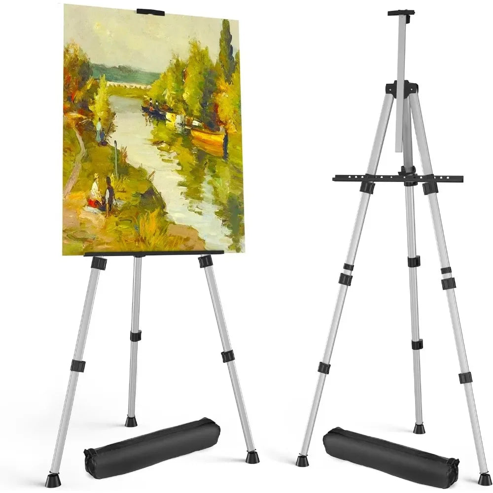 Hign-concerned Adjustable Aluminum Display Tripod Easel