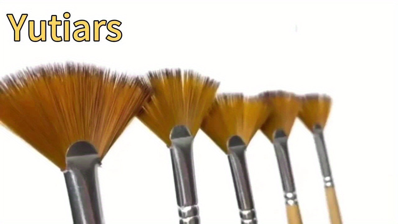 Nylon Brush Art Set for Acrylic Oil and Watercolor Painting