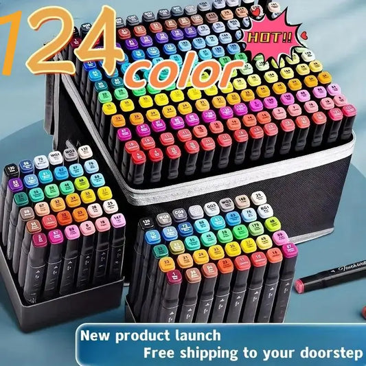 Double Headed Alcohol Brush Markers For Pro Artists