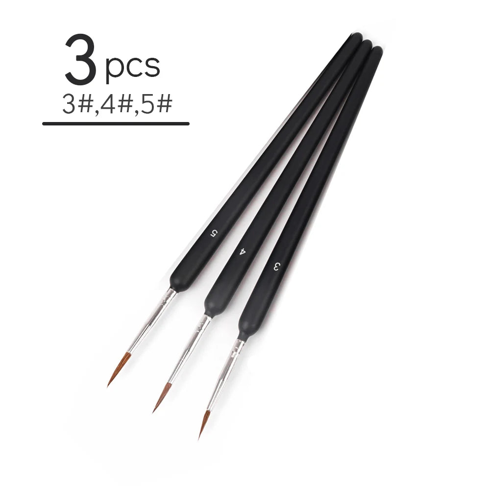 LAPOH Miniature Paint Brushes Set Nylon For Watercolor