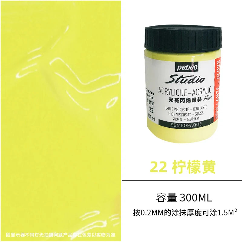 Premium Fluid Acrylic Paint For Canvas Glass Paper Textile