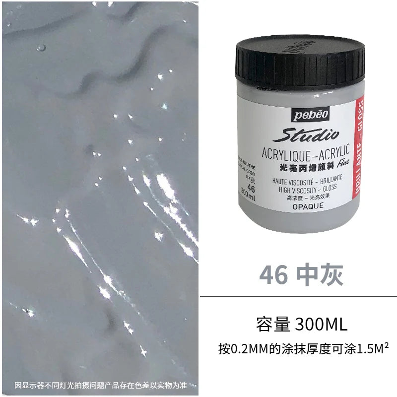 Premium Fluid Acrylic Paint For Canvas Glass Paper Textile