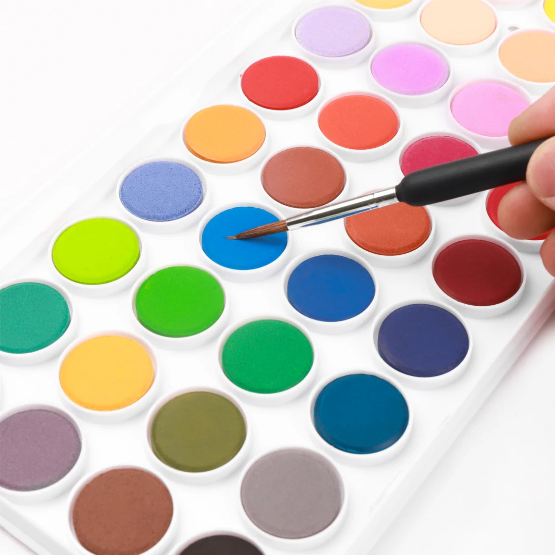 LAPOH Miniature Paint Brushes Set Nylon For Watercolor
