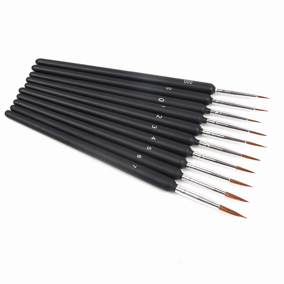 LAPOH Miniature Paint Brushes Set Nylon For Watercolor