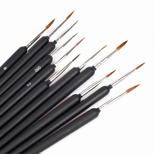 LAPOH Miniature Paint Brushes Set Nylon For Watercolor