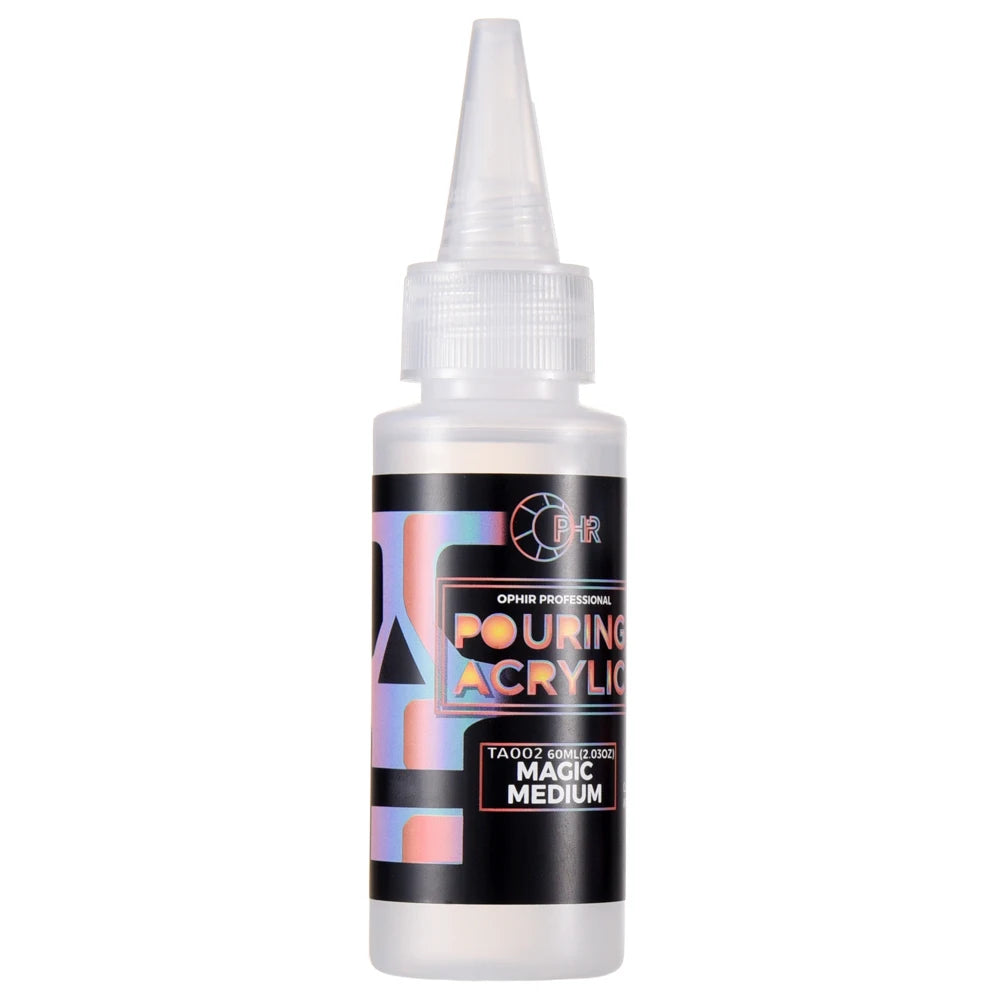 Ophir Acrylic Pouring Paint Set With Magic Medium Varnish