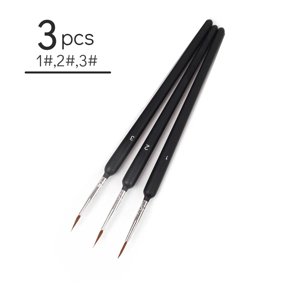 LAPOH Miniature Paint Brushes Set Nylon For Watercolor