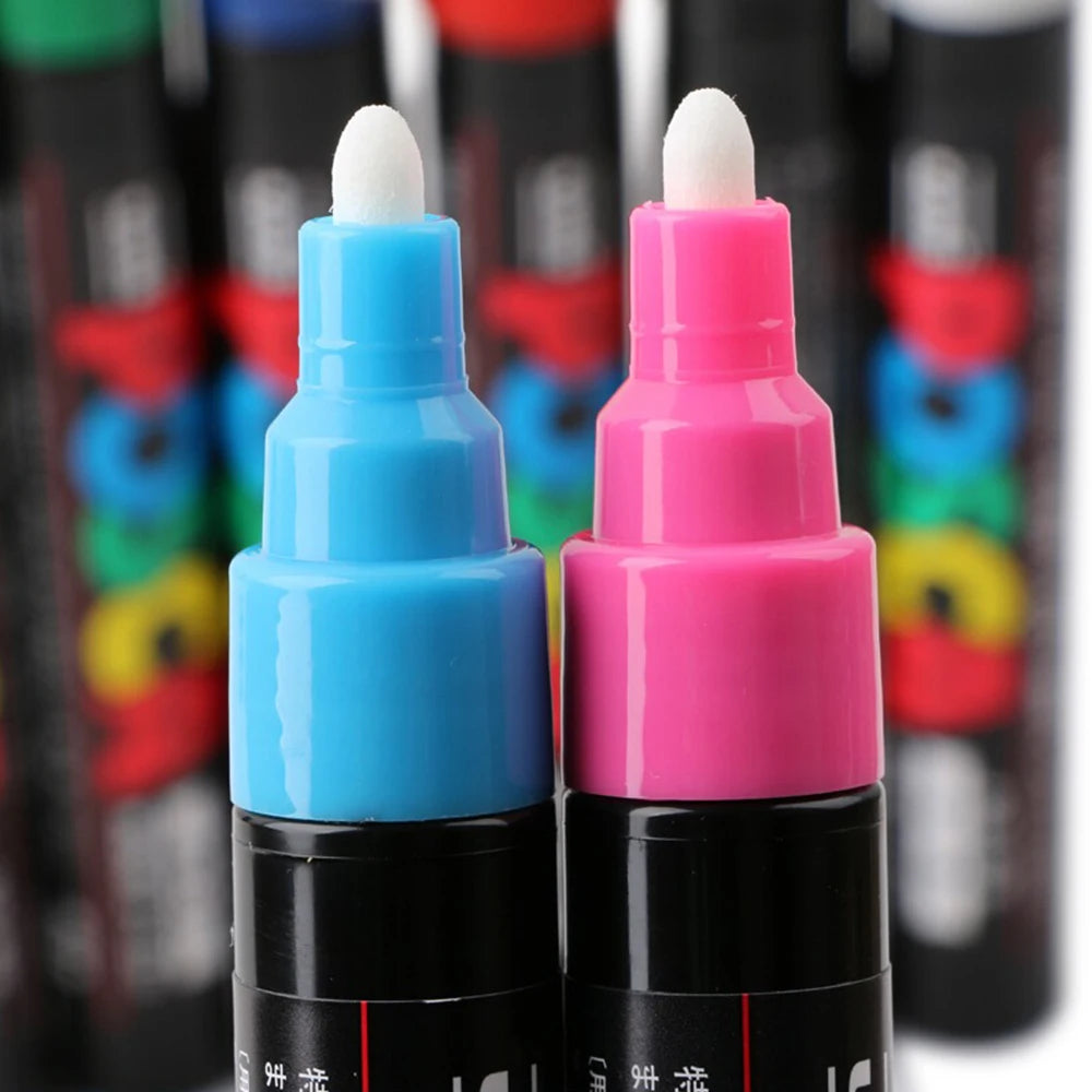 Uni Posca Japan Acrylic Markers Poster Art Set Boxed