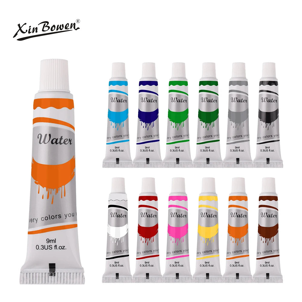 Choice Watercolor Pigment Set Student Graffiti 12 Colors