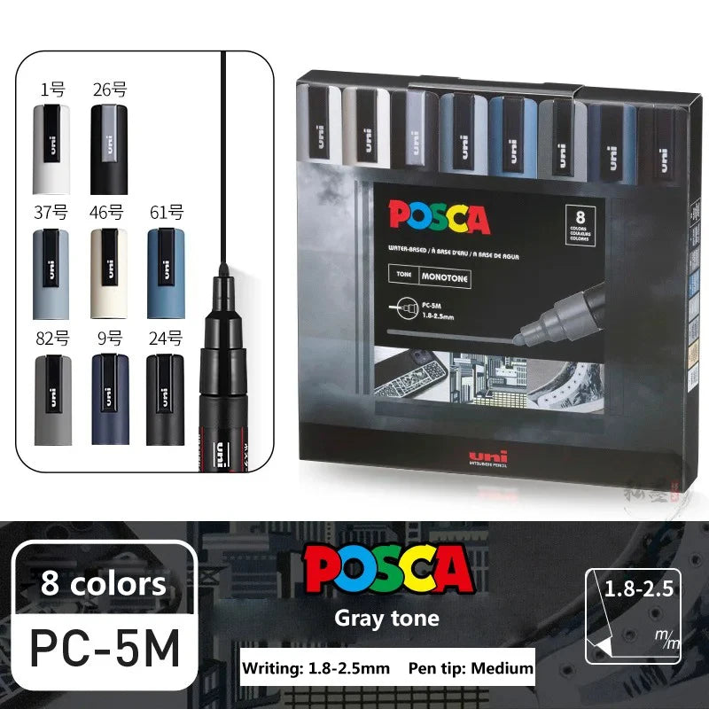 Japan Uni Posca Marker Limited Set For Graffiti Art