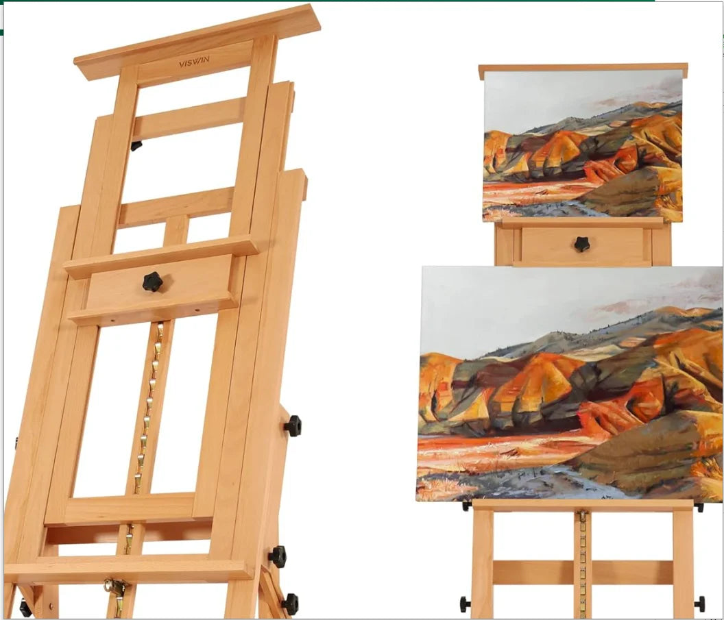 Hign Concerned Extra Large H Frame Easel For Canvas