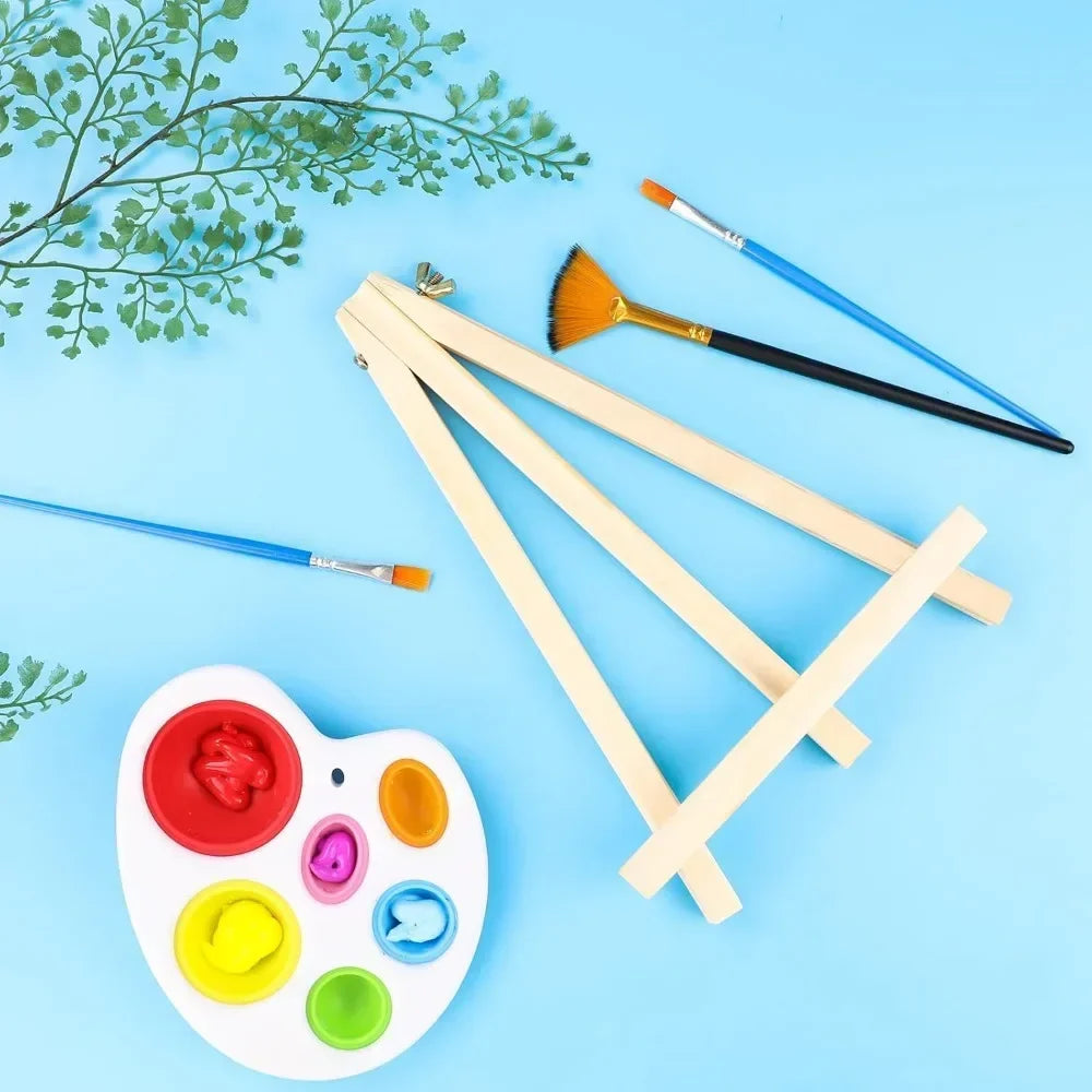 Tabletop Wooden Easels Pack For Painting Crafts And Parties