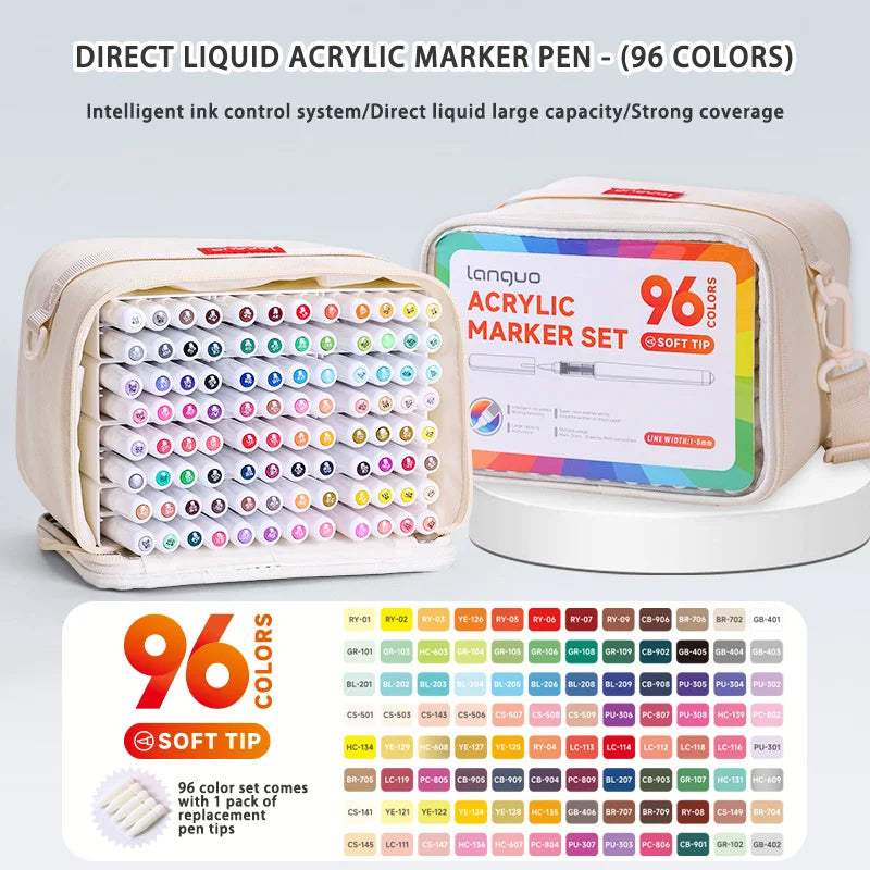 Acrylic Paint Marker Pens Set For DIY Art And Graffiti