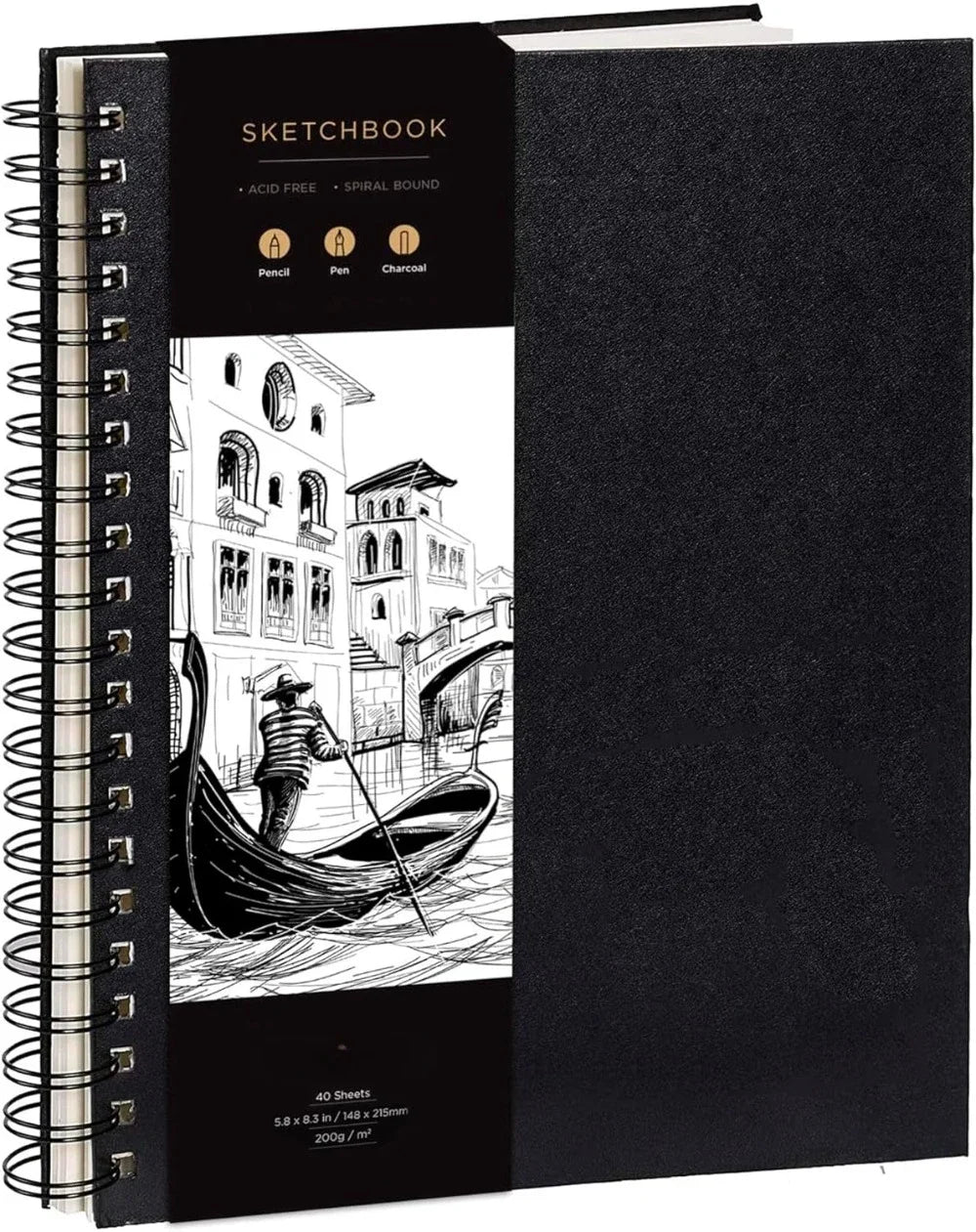 Hign-concerned Sketchbook Hardcover Spiral Painting