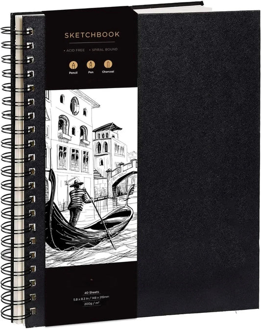 Hign-concerned Sketchbook Hardcover Spiral Painting