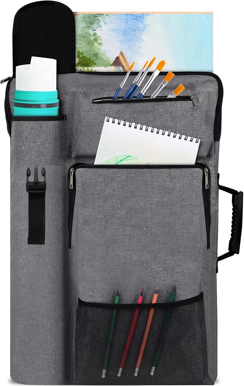 Hign-Concerned Art Portfolio Case Backpack Tote for Artists