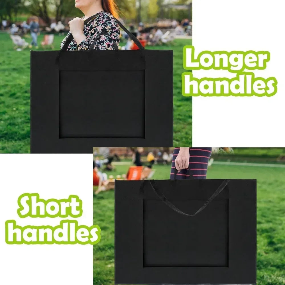 HignConcerned Nylon Tote Bag For Poster Storage Case