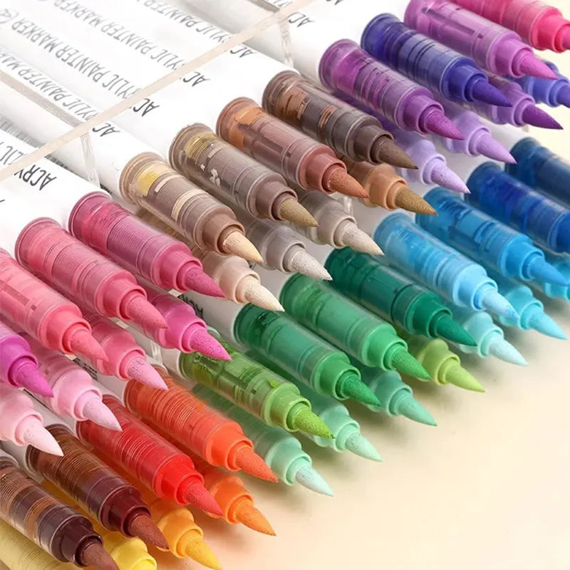 Acrylic Paint Marker Pens Set For DIY Art And Graffiti