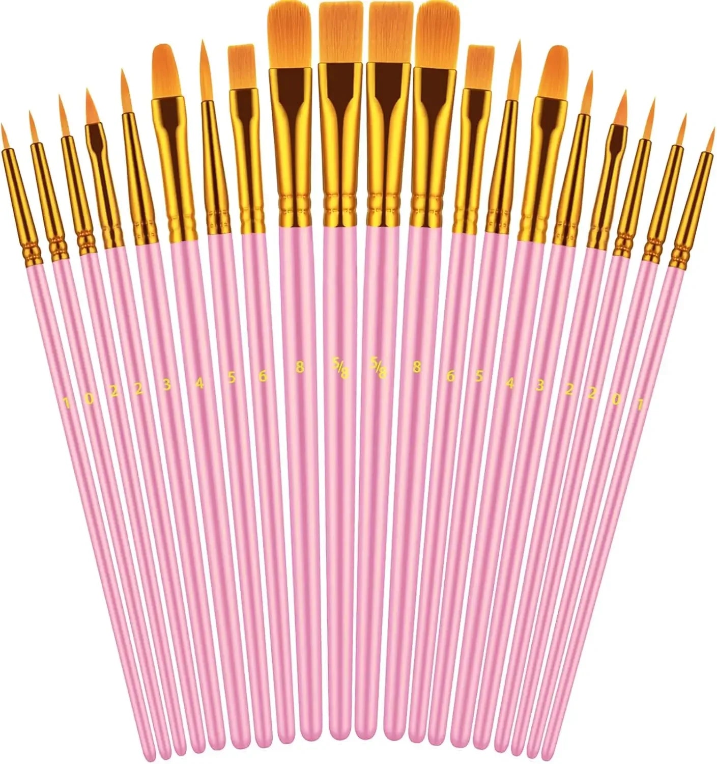 Professional Artist Paint Brush Set Oil Watercolor Acrylic