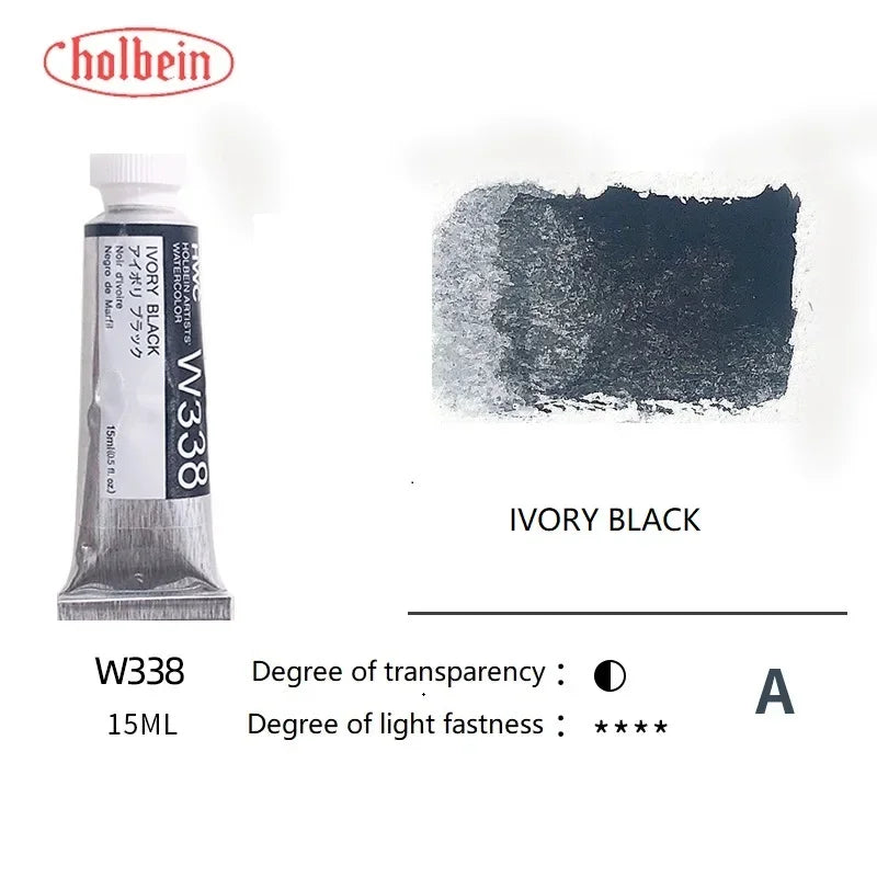 Holbein Transparent Watercolor Paint Artists Tubes Japan