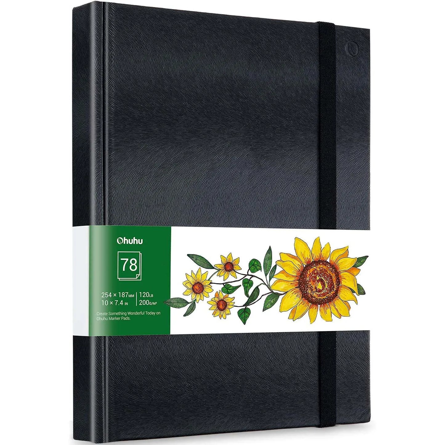 Ohuhu Marker Pads Sketchbook Hardcover Watercolor Notebook