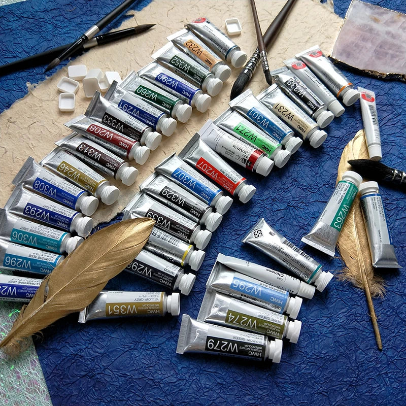 Holbein Transparent Watercolor Paint Artists Tubes Japan