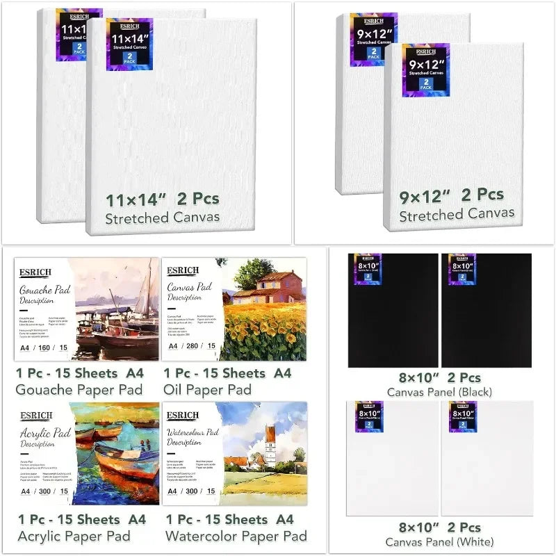 Hign Concerned 166 Pcs Artist Painting Set With 96 Paints