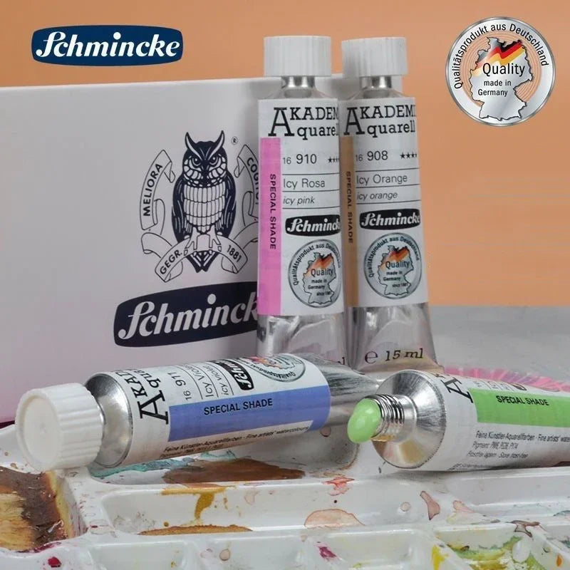 Schmincke KADEMIE Academy Grade Watercolor Paint 15ml Tubes